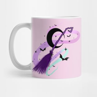 Pastel witch broom Mug